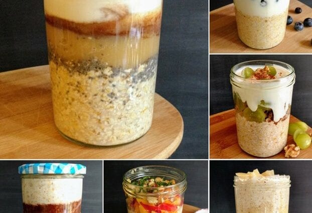 Oatmeal in a jar