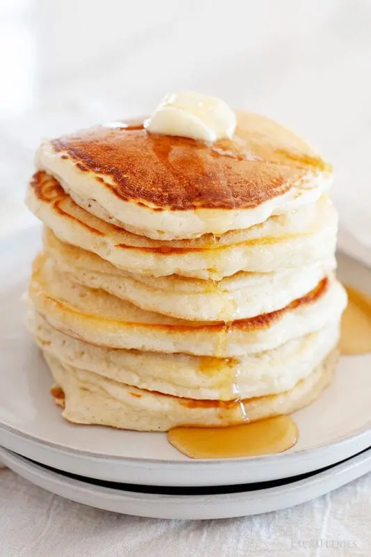 Pancakes with milk