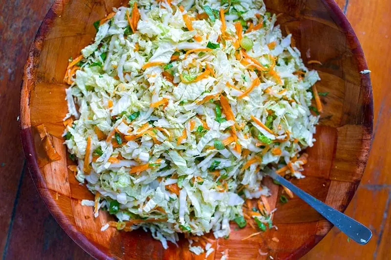 Peking cabbage salad