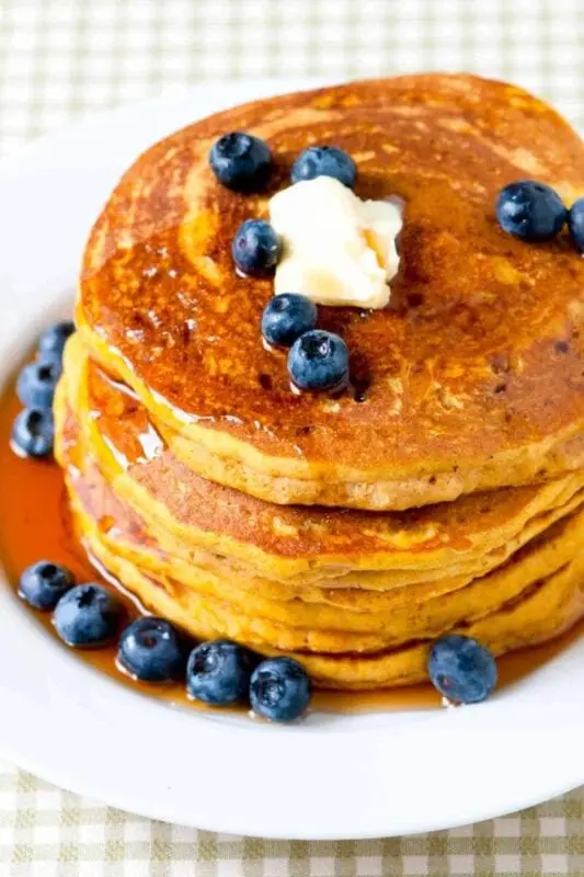Pumpkin pancakes