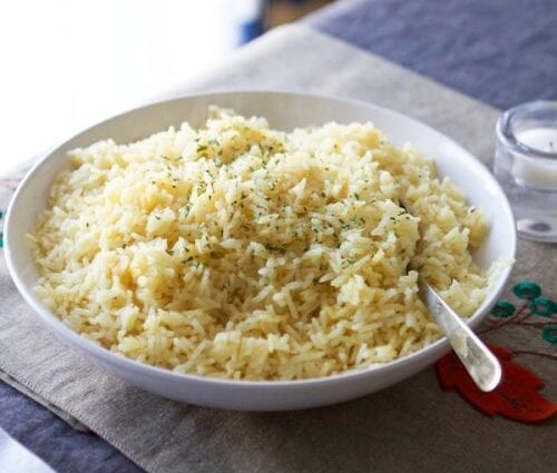 Rice in butter