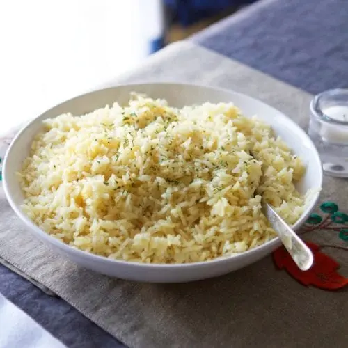 Rice in butter