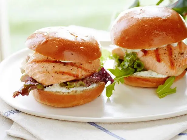 Salmon sandwich