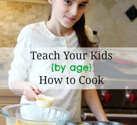 when should i teach my child to cook