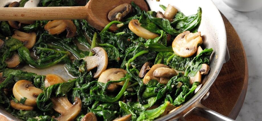 SPINACH MUSHROOMS