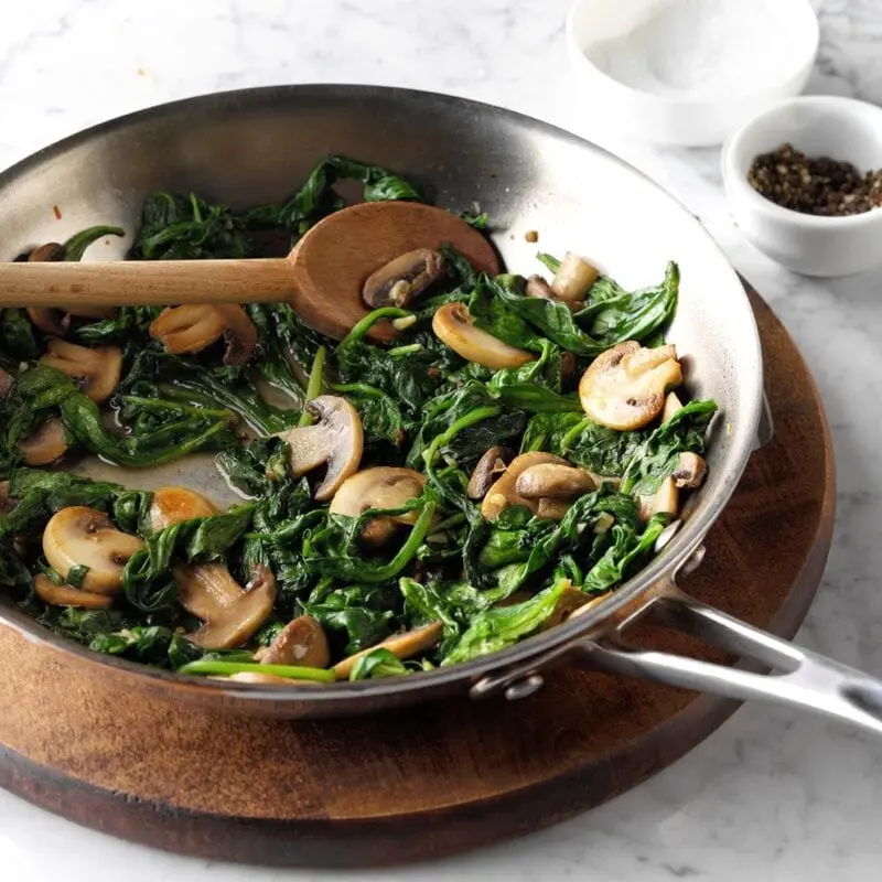 SPINACH MUSHROOMS