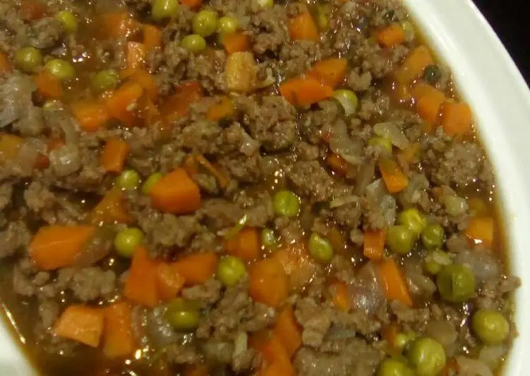 Stew with minced meat