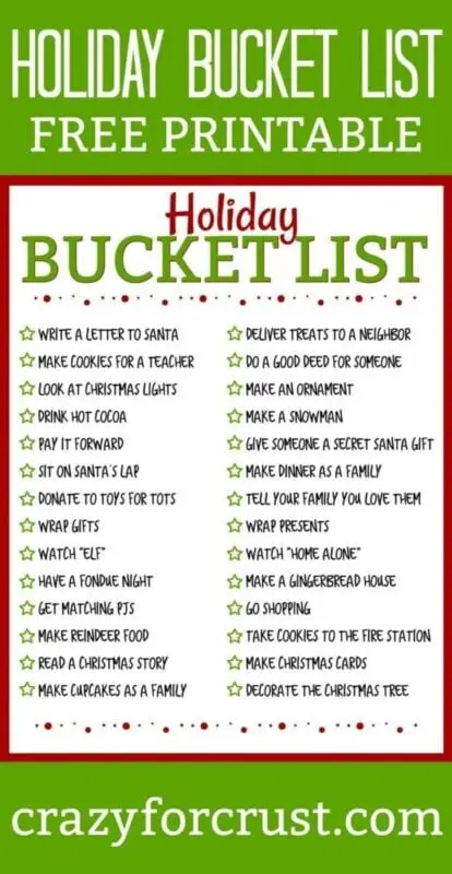 Things to do during the holiday break