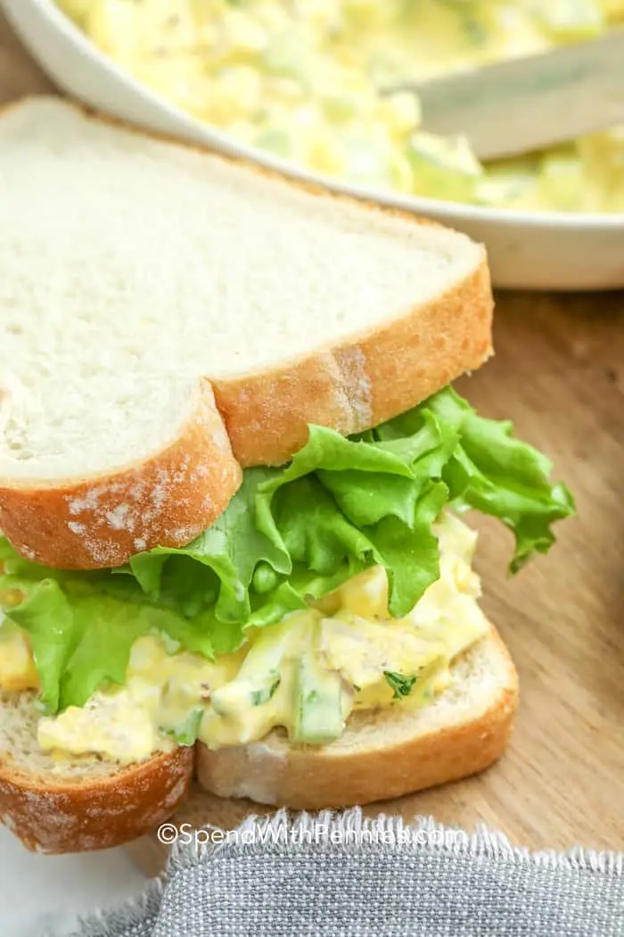 Tuna and egg sandwich