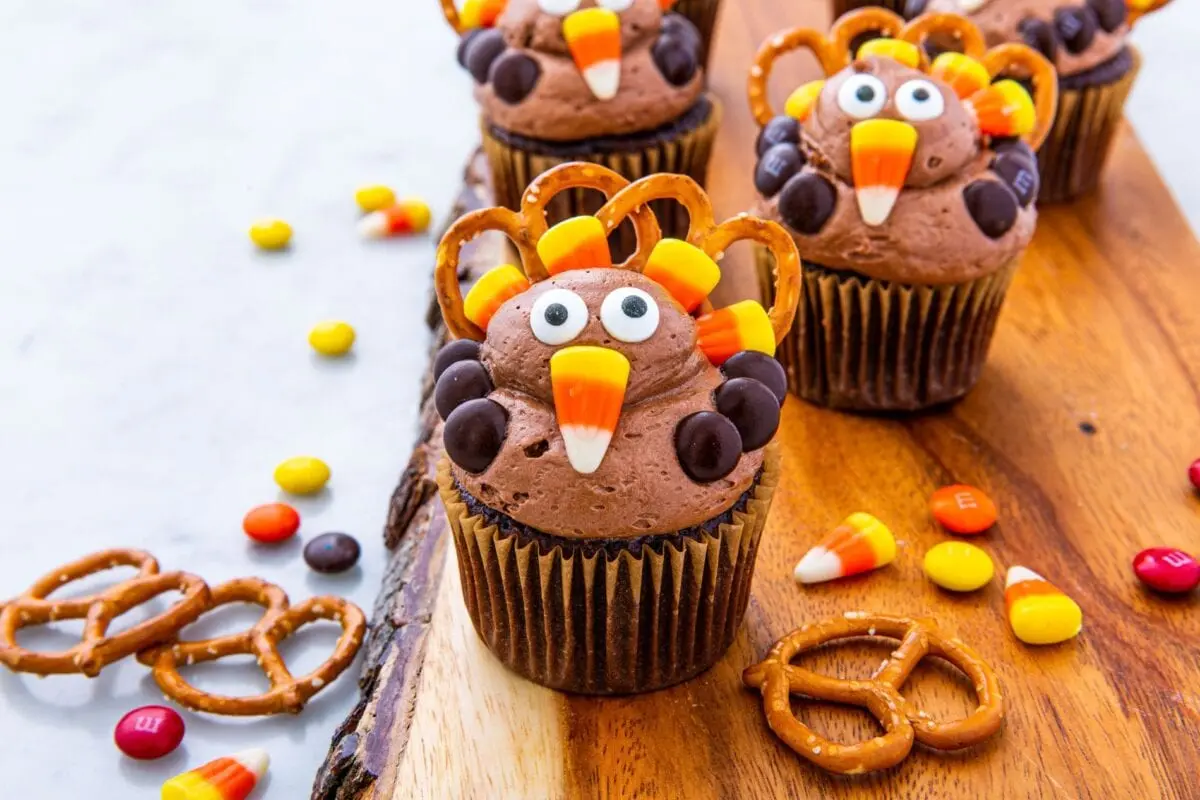 Turkey cupcake