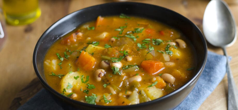 Vegetable soup without roasting