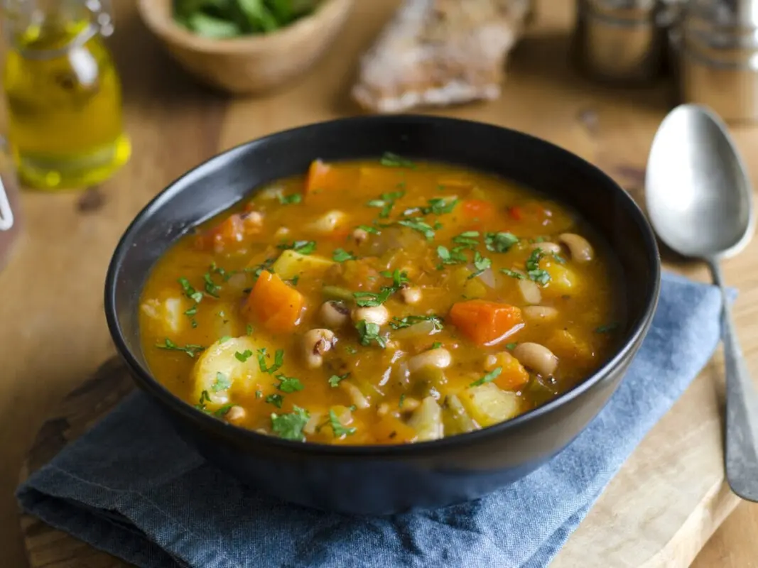 Vegetable soup without roasting