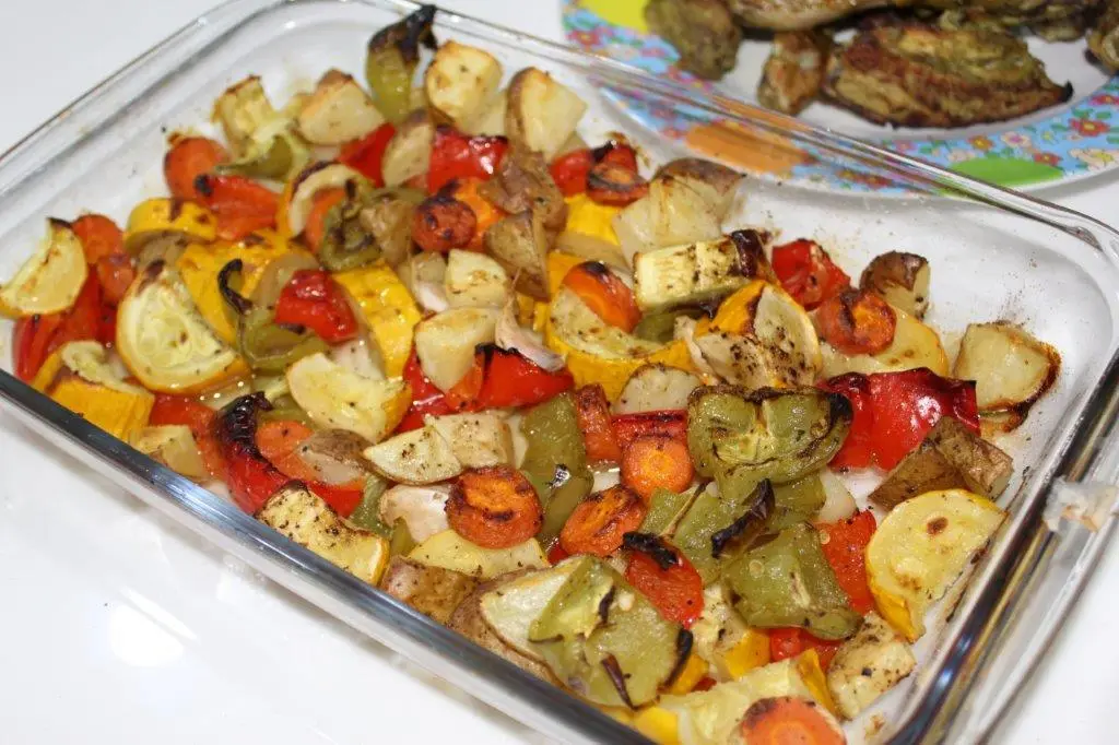 Vegetables baked marathon