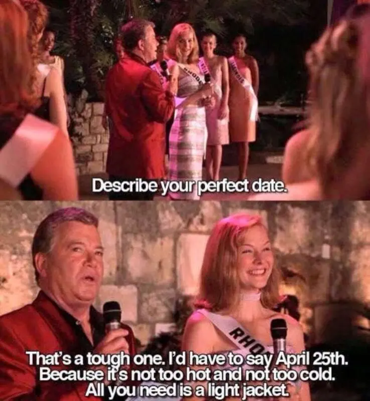 What&#8217;s your perfect date?