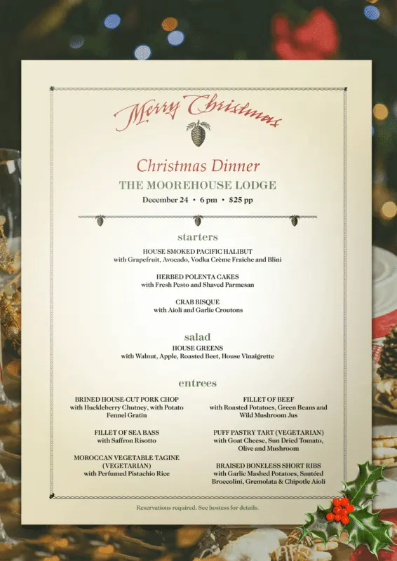 A bright holiday enters the house: we are making a Christmas menu