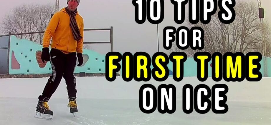 First time on the ice: how to skate properly