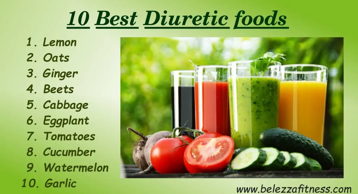 10 diuretic vegetables and their health benefits