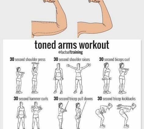 10 exercises to get strong arms in record time