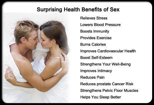 10 korzyści zdrowotnych płynących z seksu