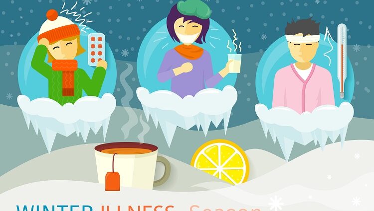 10 sehr ansteckende Krankheiten im Herbst-Winter