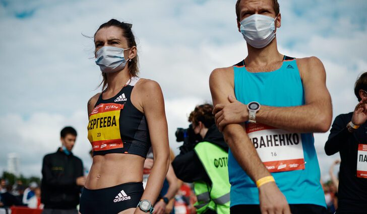 13 thousand runners took part in the Moscow half marathon