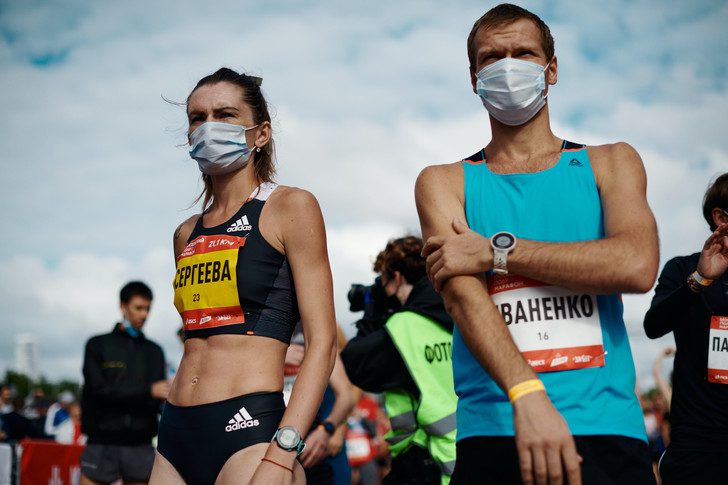 13 thousand runners took part in the Moscow half marathon