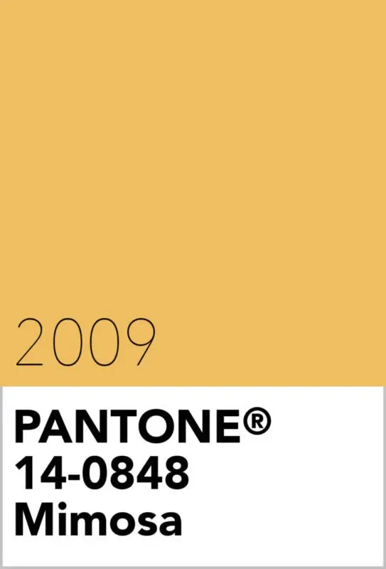 2009 Pantone Colors