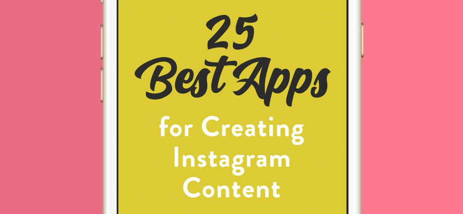 5 aplikasi pikeun nyiptakeun eusi pikeun Instagram
