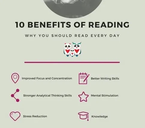 5 health benefits of reading