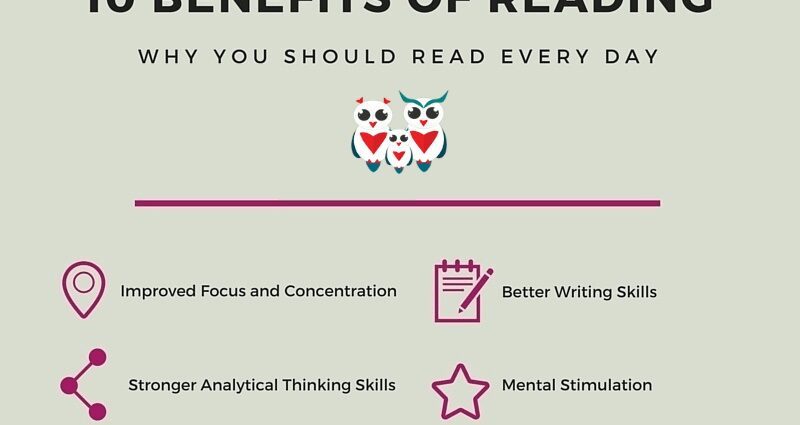 5 health benefits of reading