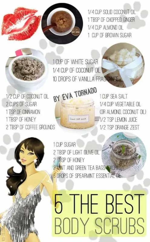 5 recipes for homemade body scrubs