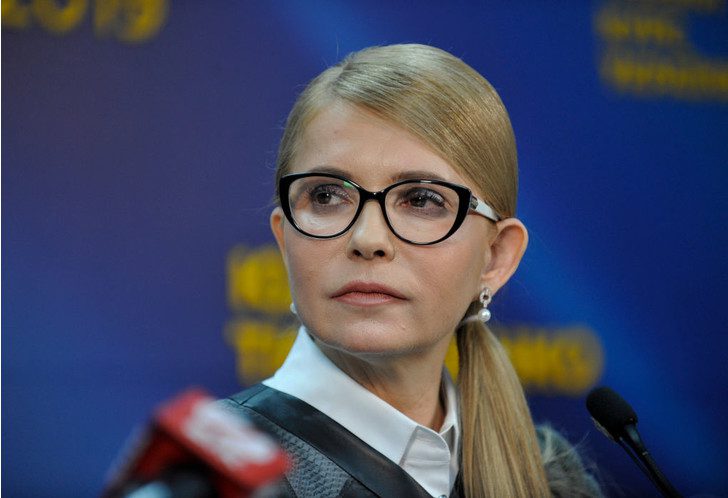 59-year-old Yulia Tymoshenko connected to a ventilator