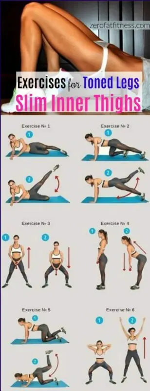 6 exercises for perfect legs in 5 minutes a day