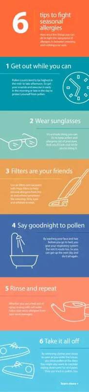 6 tips for preventing seasonal allergies