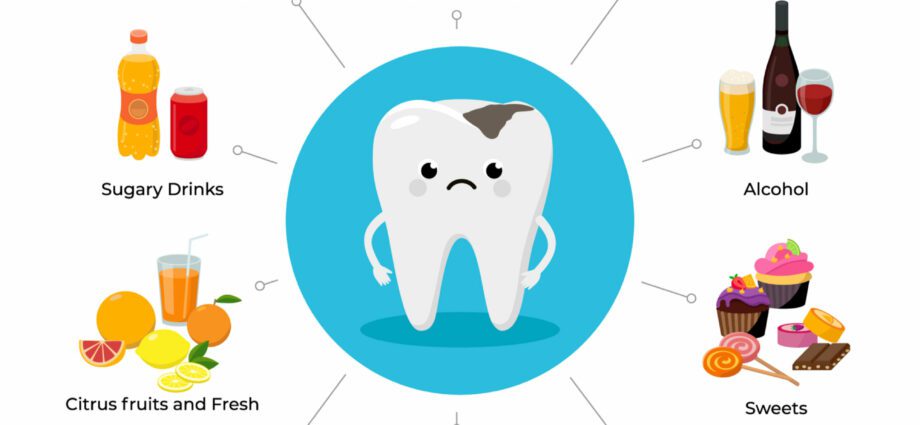 7 dangerous foods that damage teeth