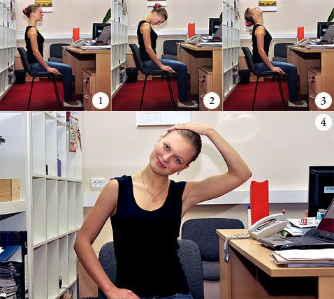 7 office exercises for a healthy spine