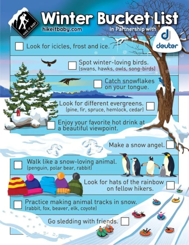 7 things to do in winter with your child