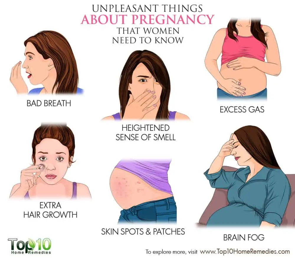 7 unpleasant things to go through in pregnancy