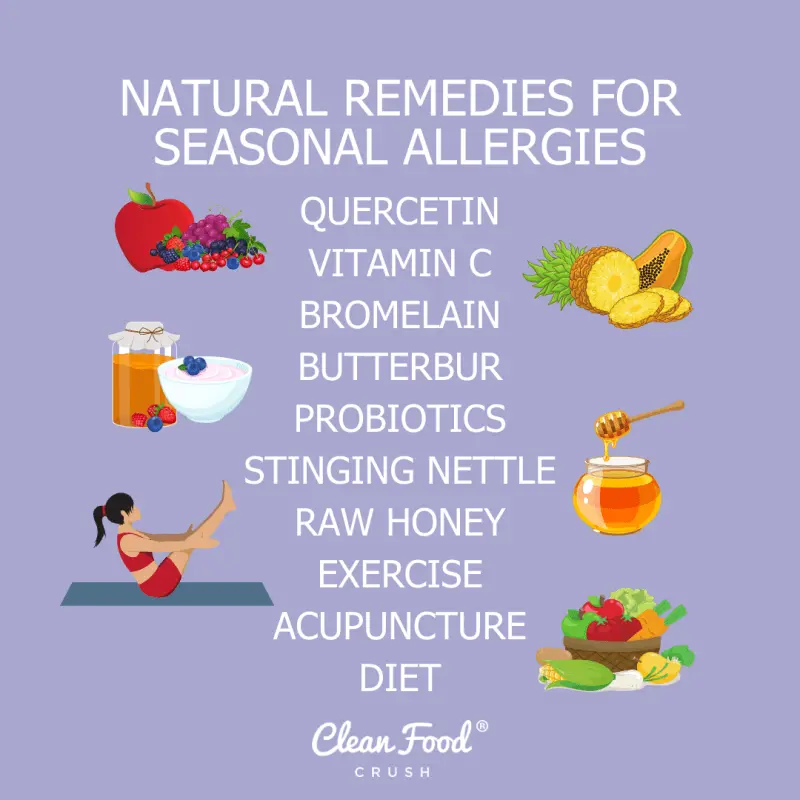 8 natural remedies for seasonal allergies