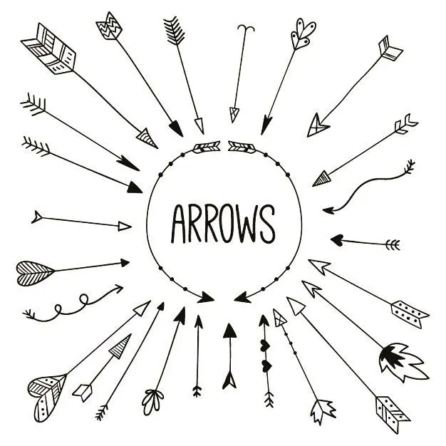 8 ways to draw arrows beautifully