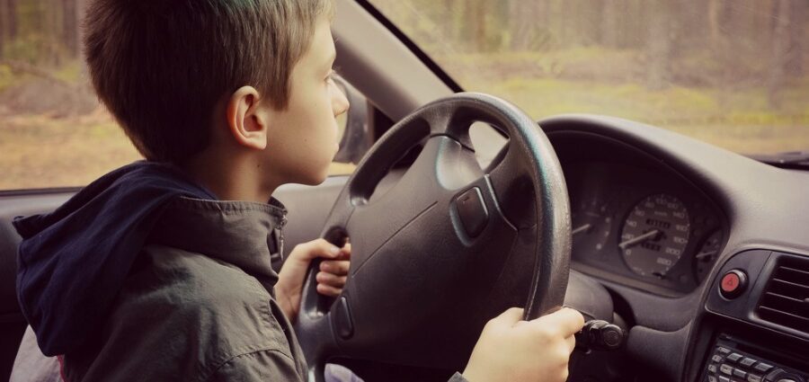 8-year-old boy learned to drive on YouTube videos