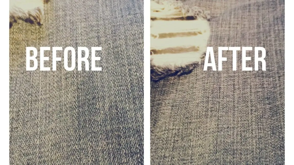 A greasy stain on jeans: how to remove. Video