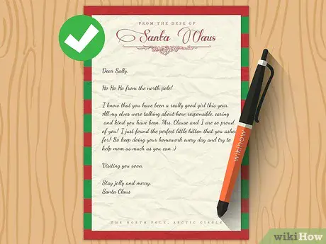 A letter from Santa Claus to a child with his own hands: the text of a letter to children for the New Year