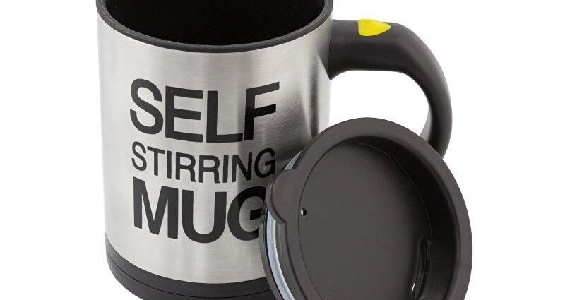 A magic mug that mixes sugar by itself