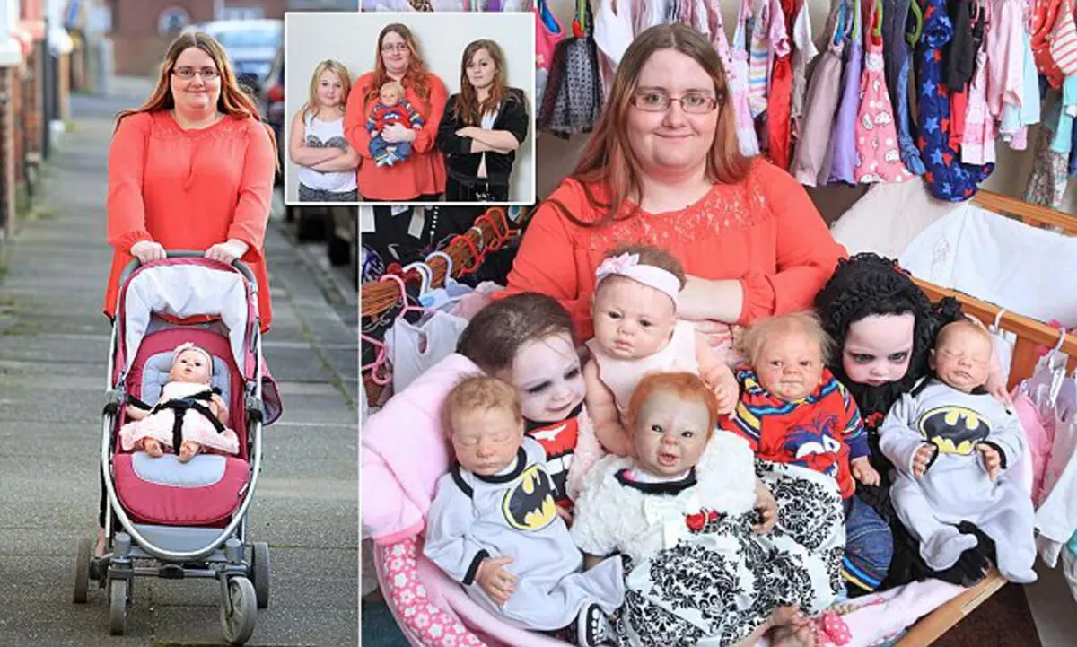 A woman spent 50 thousand on gifts for her reborn dolls