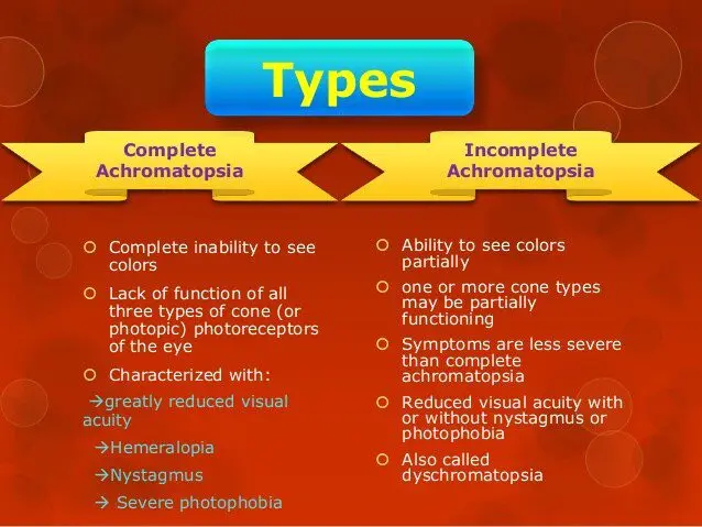 Achromatopsia: definition, symptoms and treatments