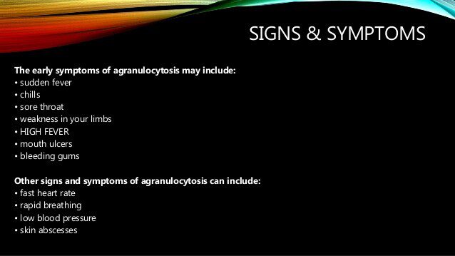 Агранулоцитоза: дефиниција, симптоми и третмани