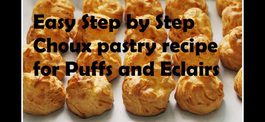 Airy eclairs: a recipe for making a choux pastry. Video