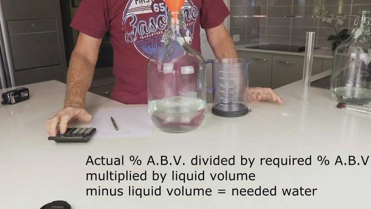 Alcohol: how to dilute correctly? Video