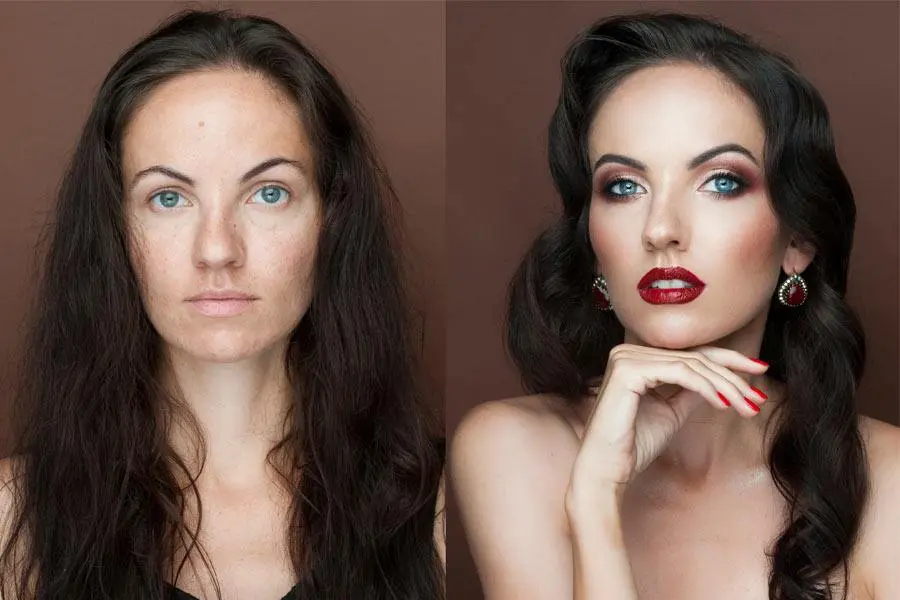 Girls before and after makeup: photos, details, makeup artist advice